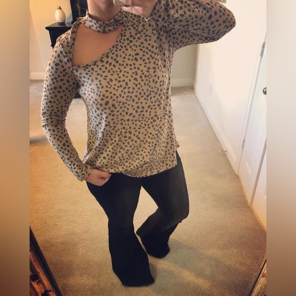 Leopard top NWT